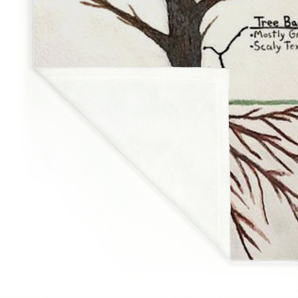 Common Apple Tree Guide Fleece Blanket by Michael Panno - Pixels