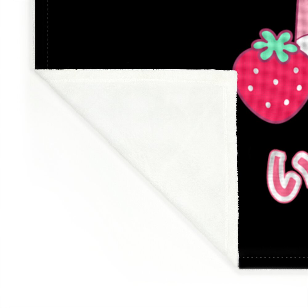 Cute Pink Japanese Kawaii Strawberry Milk Zip Pouch by Bastav - Pixels