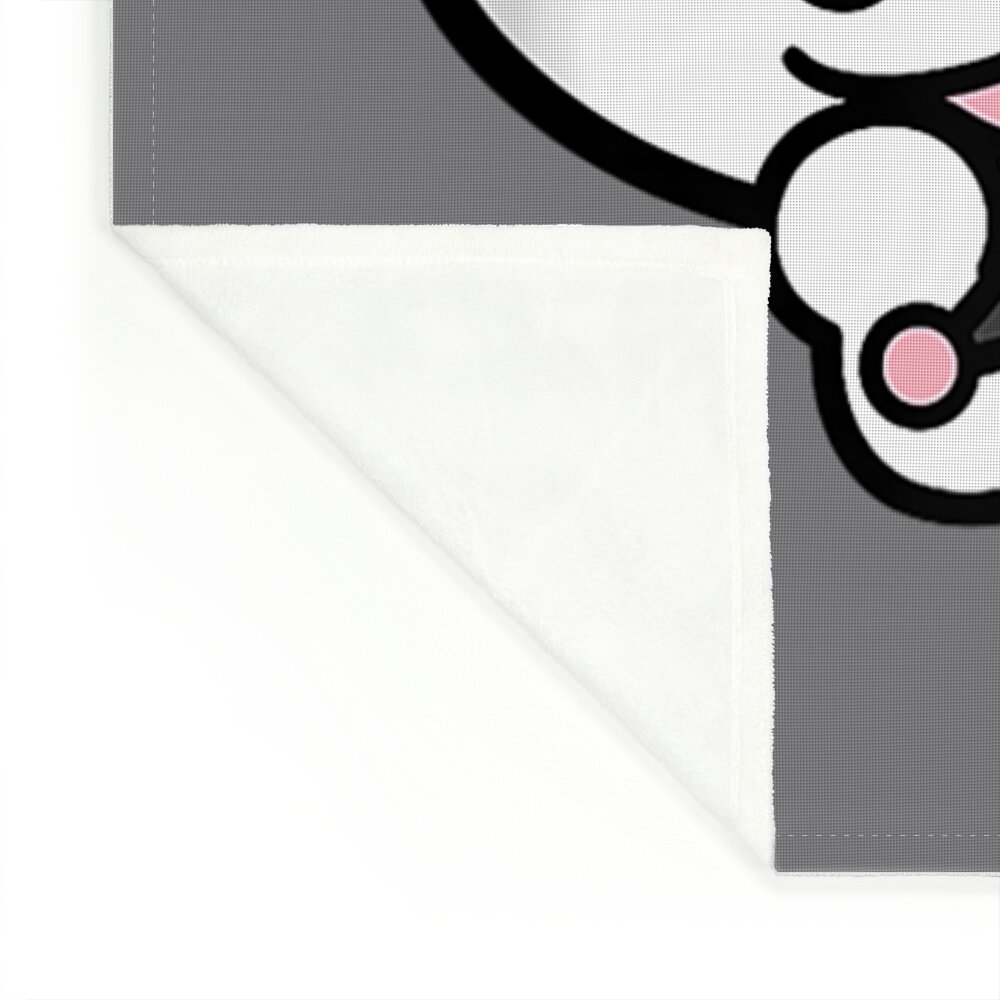 Sanrio Kuromi Backside Lo Fleece Blanket by LucaJ Niya - Pixels