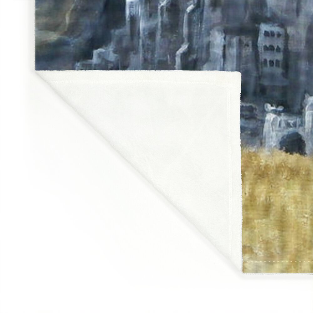 Minas Tirith, The White City Painting - Kingdom of Gondor Art Tapestry by  Aneta Soukalova - Fine Art America
