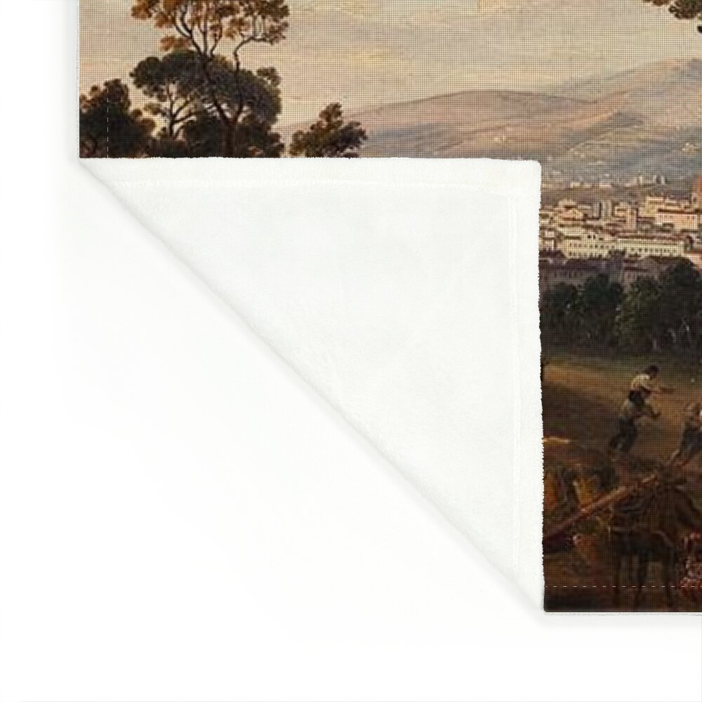 View Of Florence art Tote Bag by Joseph Steingrubel German - Pixels Merch