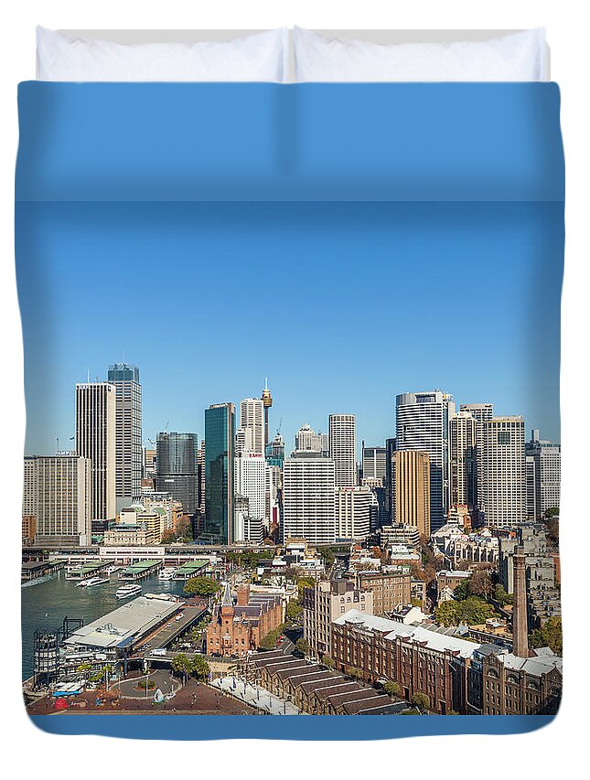Clear Sky Duvet Cover featuring the photograph Australia #1 by Phillip Hayson
