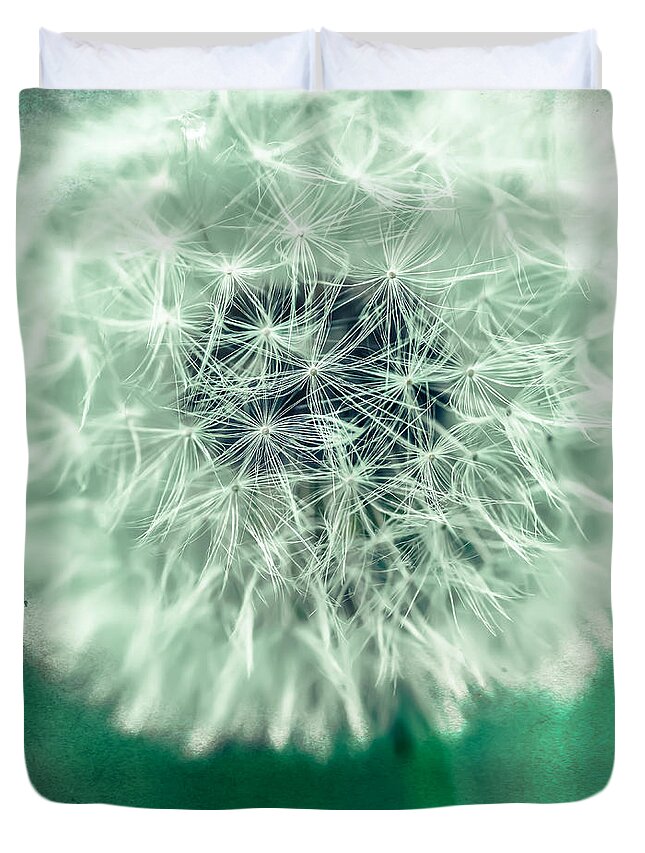 1x1 Duvet Cover featuring the photograph Blowball 1x1 by Hannes Cmarits