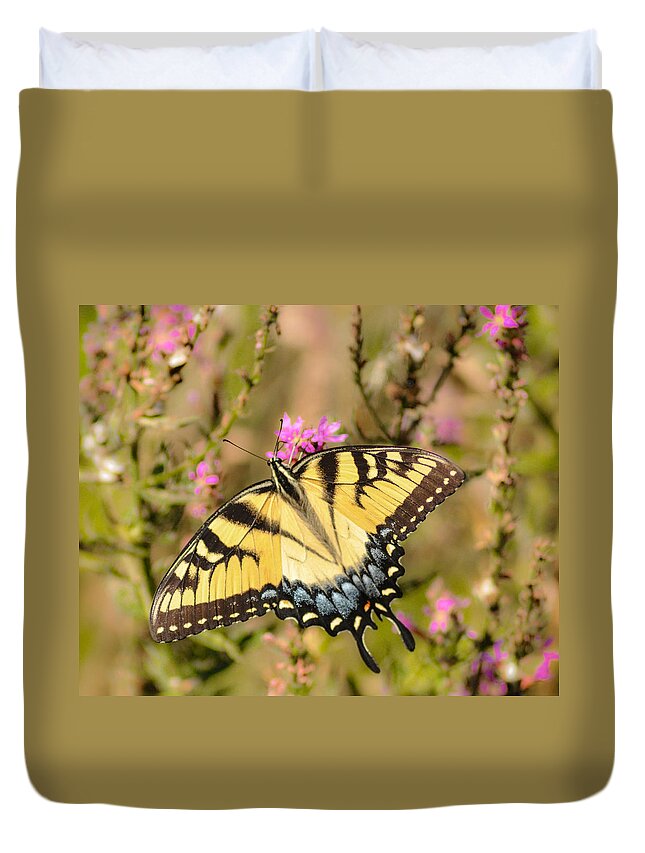 Butterfly Duvet Cover featuring the photograph Butterfly #1 by Bill Cannon