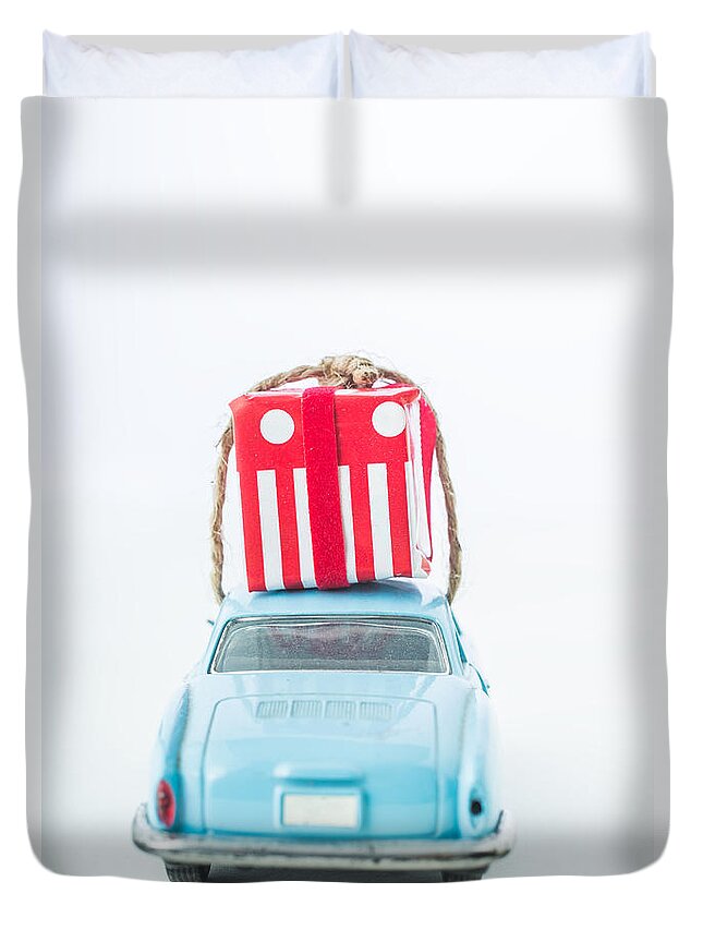 Christmas Duvet Cover featuring the photograph Christmas Card #1 by Edward Fielding