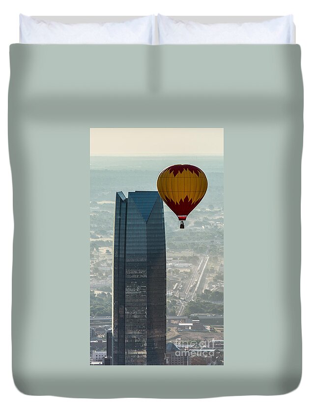 Oklahoma City Duvet Cover featuring the photograph OKC_May_2014-6 by Cooper Ross