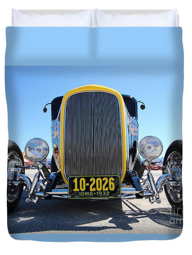 Transportation Duvet Cover featuring the photograph Front and Center #1 by Dennis Hedberg