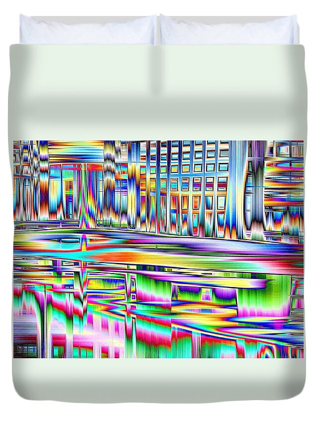 3d Duvet Cover featuring the photograph Full Dance Card by Nick David