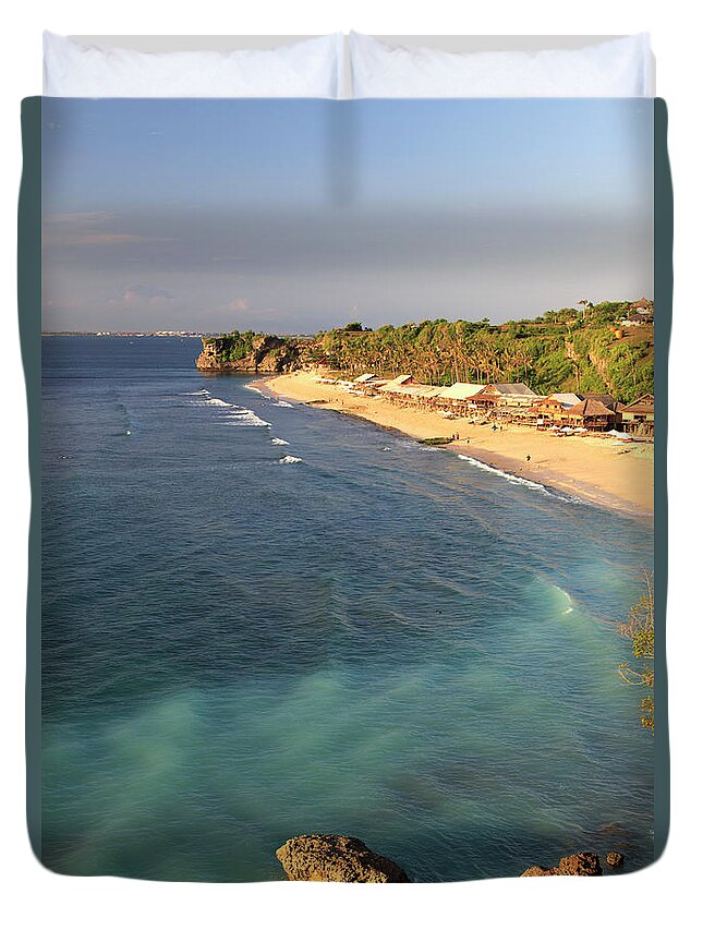 Scenics Duvet Cover featuring the photograph Indonesia, Bali, Bukit Peninsula #1 by Michele Falzone
