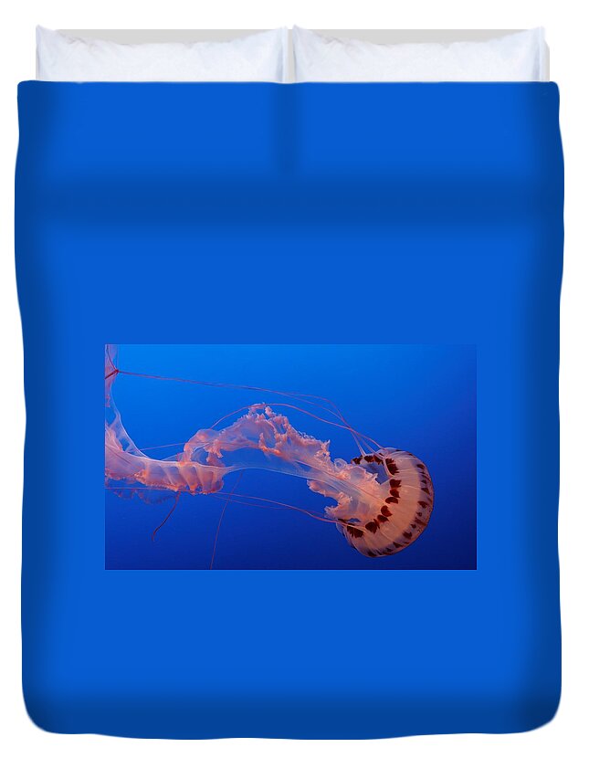 Jelly Duvet Cover featuring the photograph Jelly Beauty #1 by Alexander Fedin