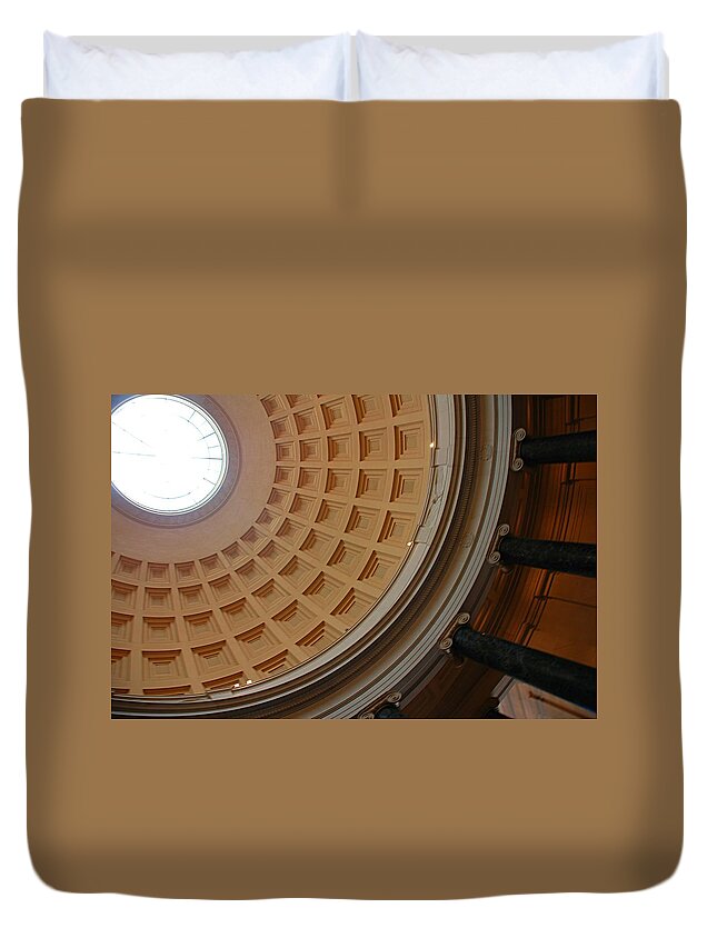 Washington Duvet Cover featuring the photograph National Gallery of Art Dome #1 by Kenny Glover