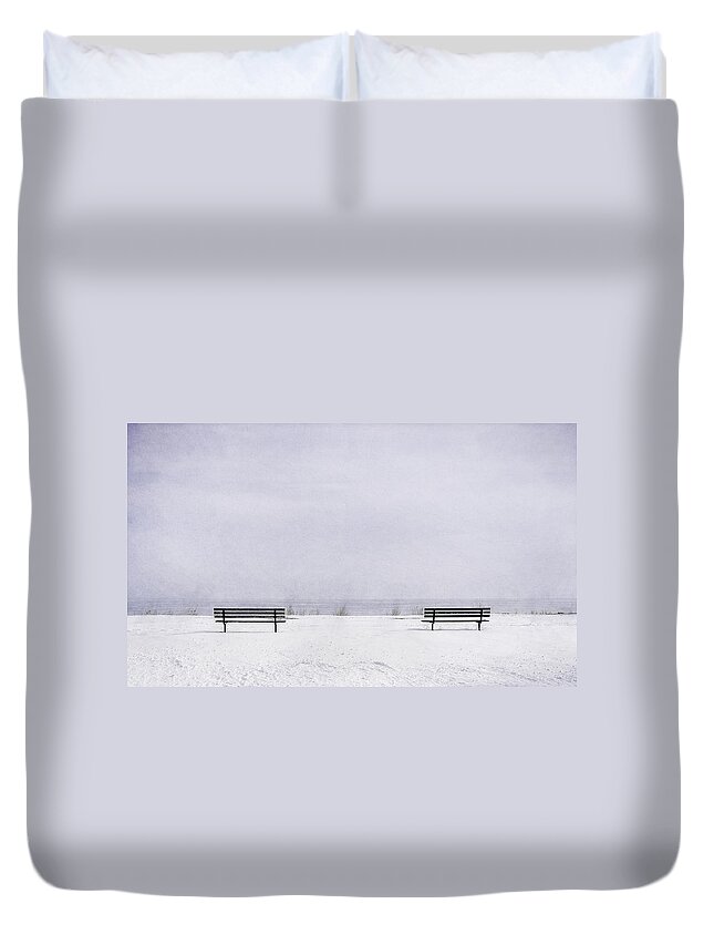 Landscape Photography Duvet Cover featuring the photograph Old Friends #1 by Scott Norris