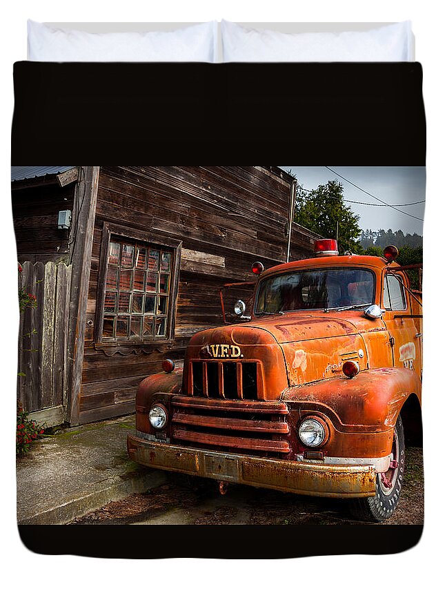 Rusty Duvet Cover featuring the photograph Rusty by Mark Alder