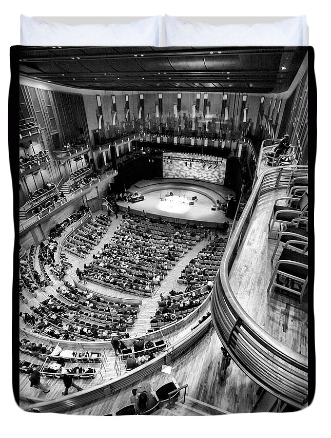 Strathmore Music Center Duvet Cover featuring the photograph View from the Upper Balcony at Strathmore Music Center #2 by William Kuta