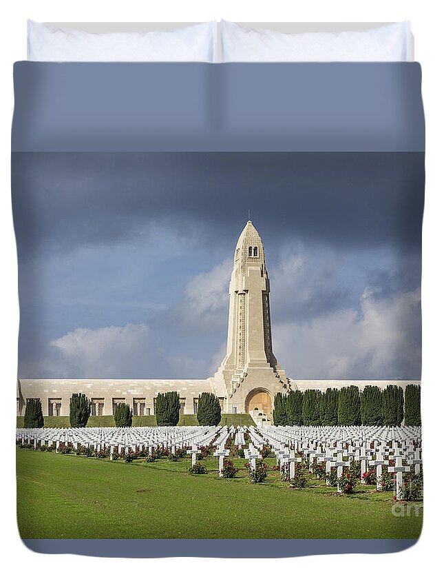 Douaumont Duvet Cover featuring the photograph 130918p254 by Arterra Picture Library