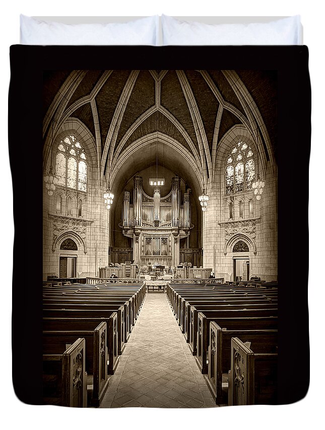 Mn Church Duvet Cover featuring the photograph Hennepin Avenue Methodist Church #15 by Amanda Stadther