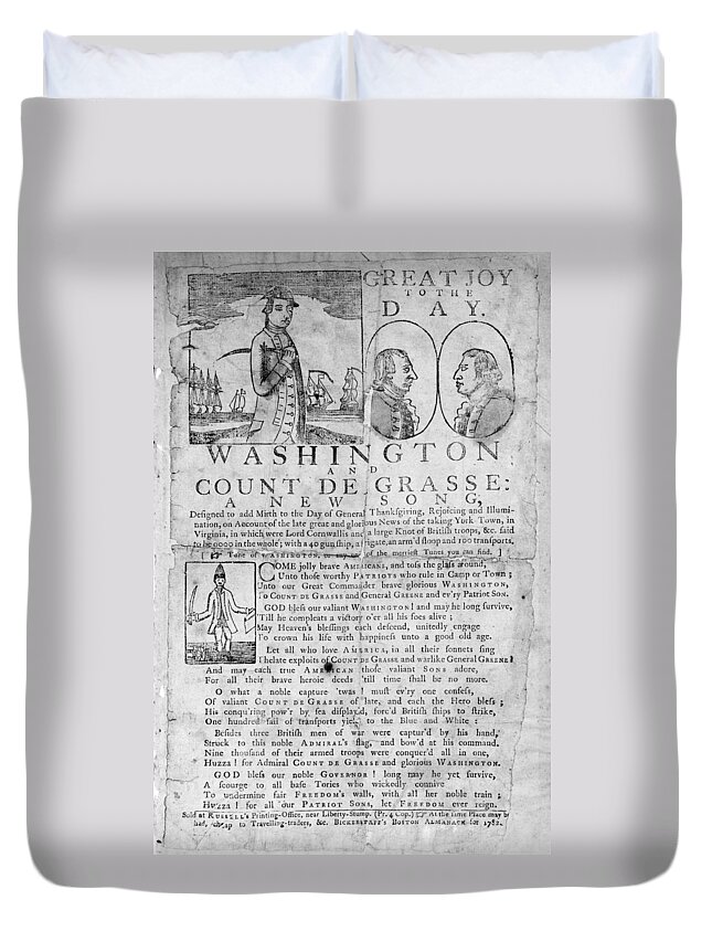 1781 Duvet Cover featuring the photograph Yorktown: Surrender, 1781 #18 by Granger
