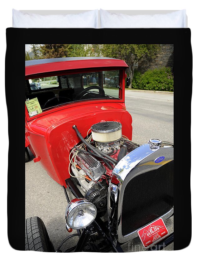 Vintage Duvet Cover featuring the photograph 1931 Ford Model A Classic by Brenda Kean