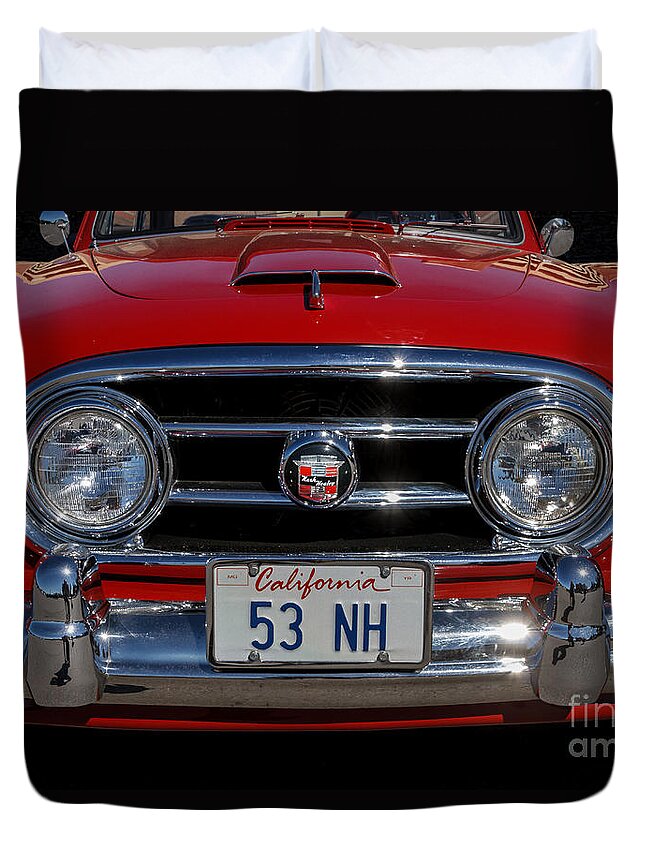 1953 Nash Healey Duvet Cover featuring the photograph 1953 Nash Healey by Mitch Shindelbower