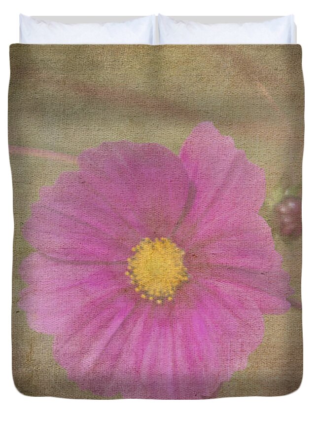Flowers Duvet Cover featuring the photograph Cosmos #2 by Arlene Carmel