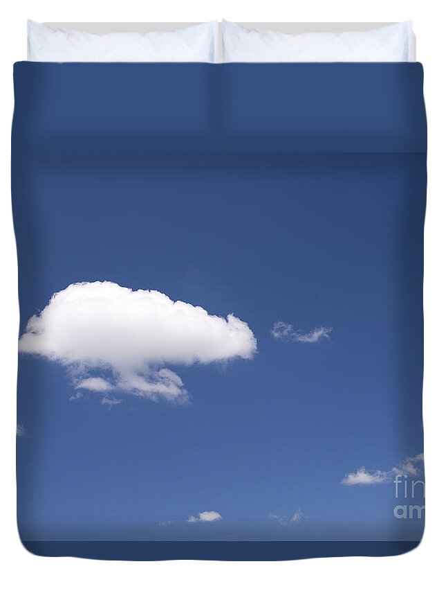 Science Duvet Cover featuring the photograph Cumulus Clouds #2 by Jim Corwin