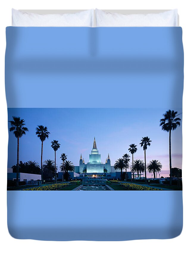 Oakland California Temple Duvet Covers