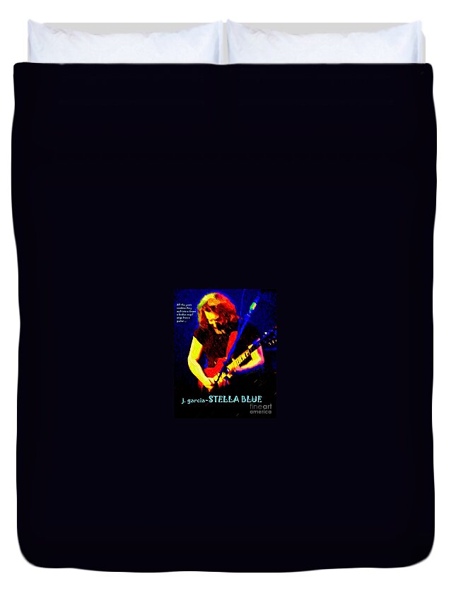 Music Duvet Cover featuring the photograph Dust Off Those Rusty Strings by Susan Carella
