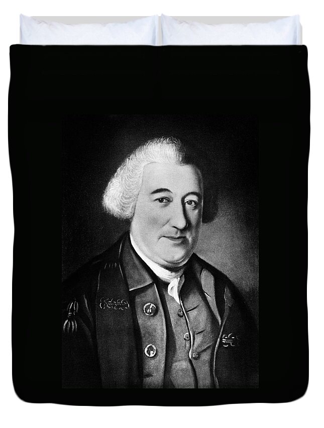 18th Century Duvet Cover featuring the photograph John Hanson (1721-1783) #2 by Granger