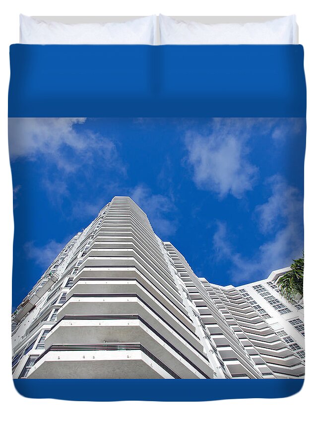 Architecture Duvet Cover featuring the photograph The View From Here #2 by Keith Armstrong