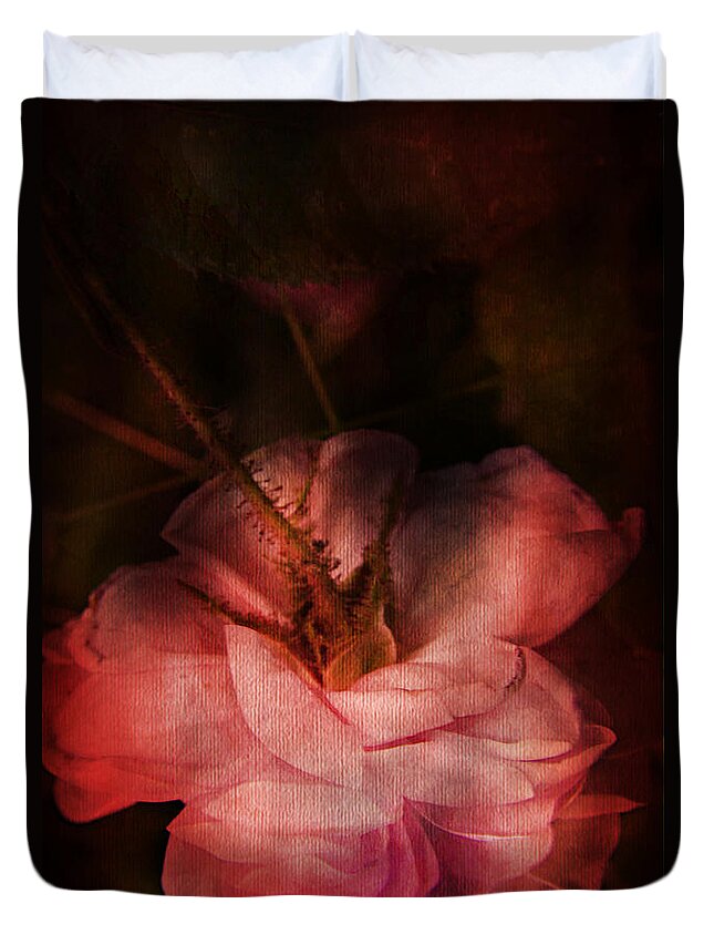 Rose Duvet Cover featuring the photograph Time Of Roses by Theresa Tahara