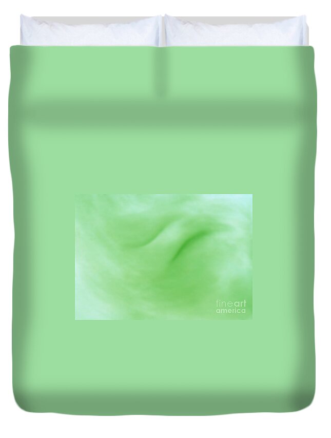 Nobody Duvet Cover featuring the digital art Zen abstract oil painting #2 by Ingela Christina Rahm
