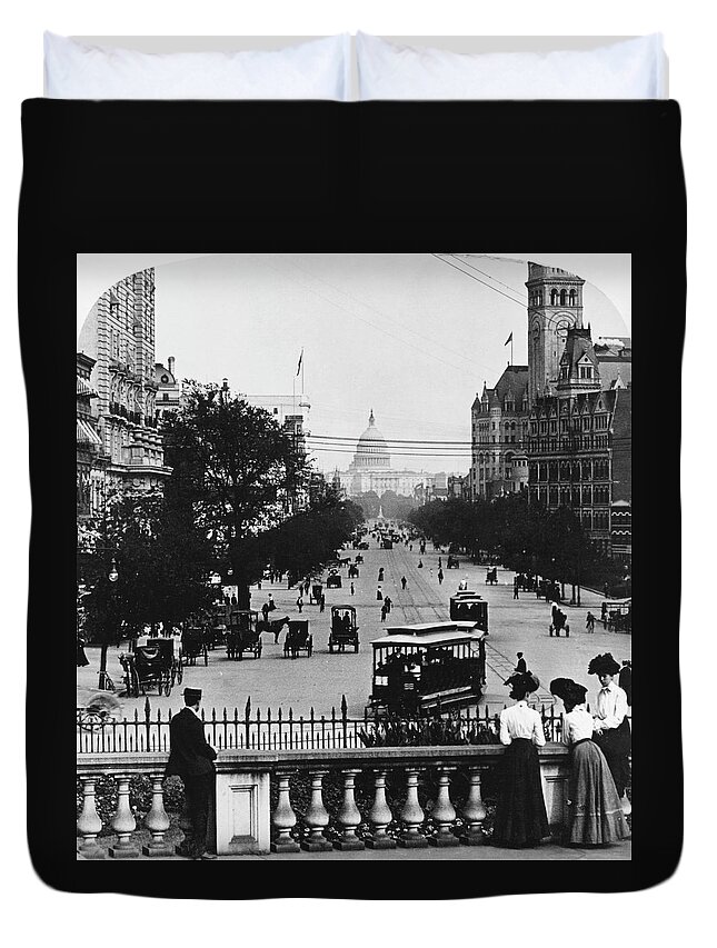 1890 Duvet Cover featuring the photograph Washington D #20 by Granger