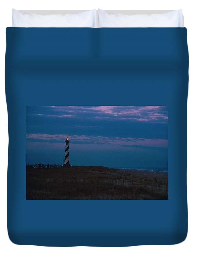North Carolina Duvet Cover featuring the photograph Cape Hatteras Lighthouse #3 by Bruce Roberts