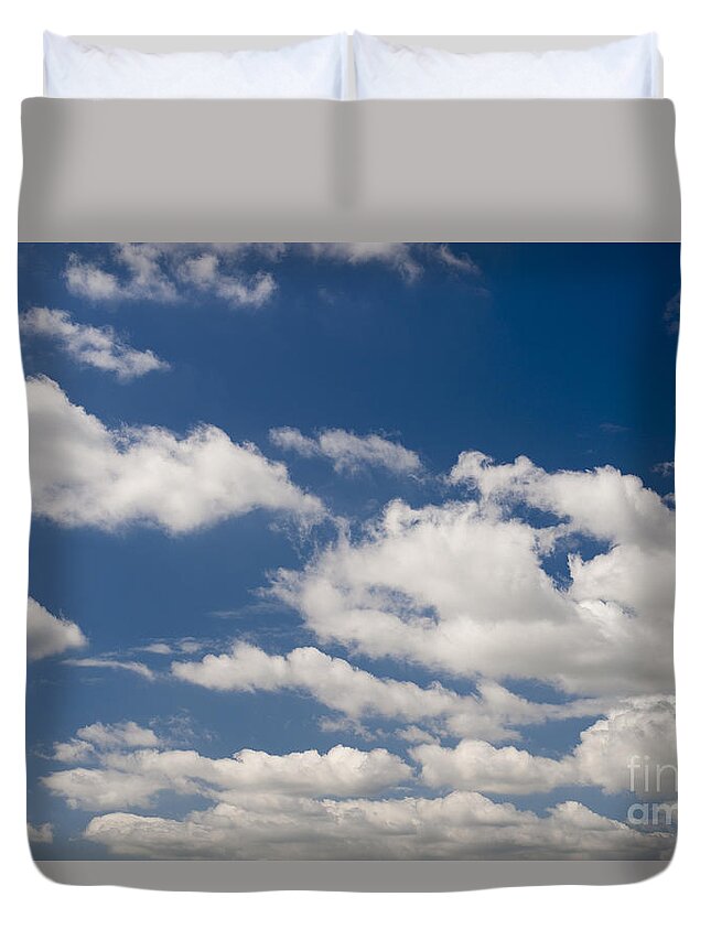 Science Duvet Cover featuring the photograph Cumulus Clouds #3 by Jim Corwin