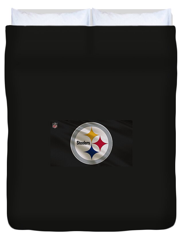 Steelers Duvet Cover featuring the photograph Pittsburgh Steelers Uniform #4 by Joe Hamilton