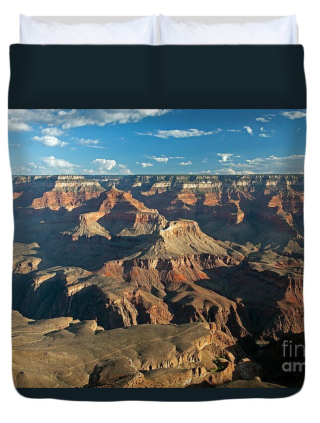 Arizona Duvet Cover featuring the photograph Yavapai Point Grand Canyon National Park #4 by Fred Stearns