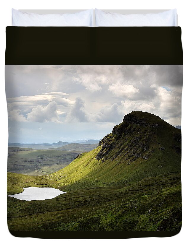 Trotternish Duvet Cover featuring the photograph The Quiraing #6 by Grant Glendinning