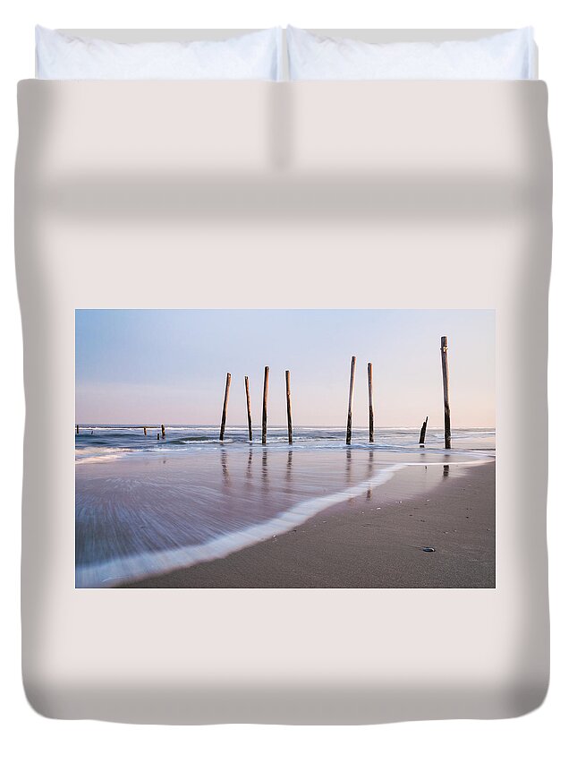 New Jersey Duvet Cover featuring the photograph 59th Street by Kristopher Schoenleber