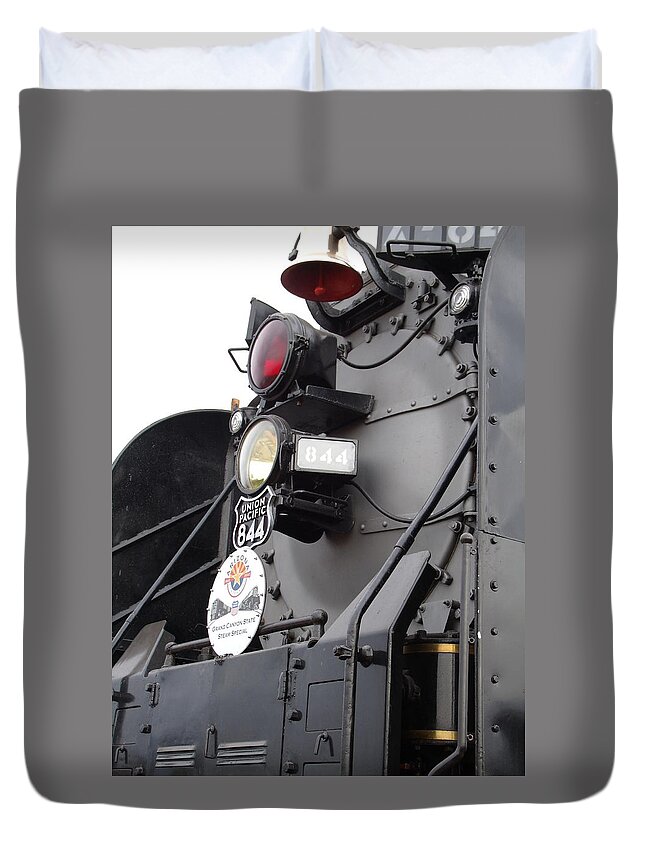 Train Duvet Cover featuring the photograph 844 by David S Reynolds