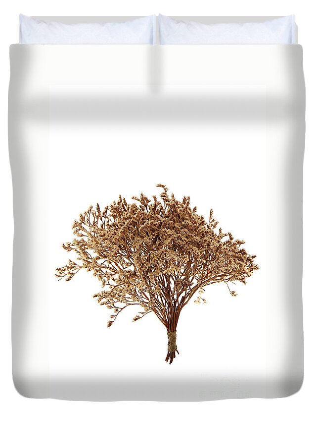 Aromatic Duvet Cover featuring the photograph Dry Flowers Bunch #9 by Olivier Le Queinec