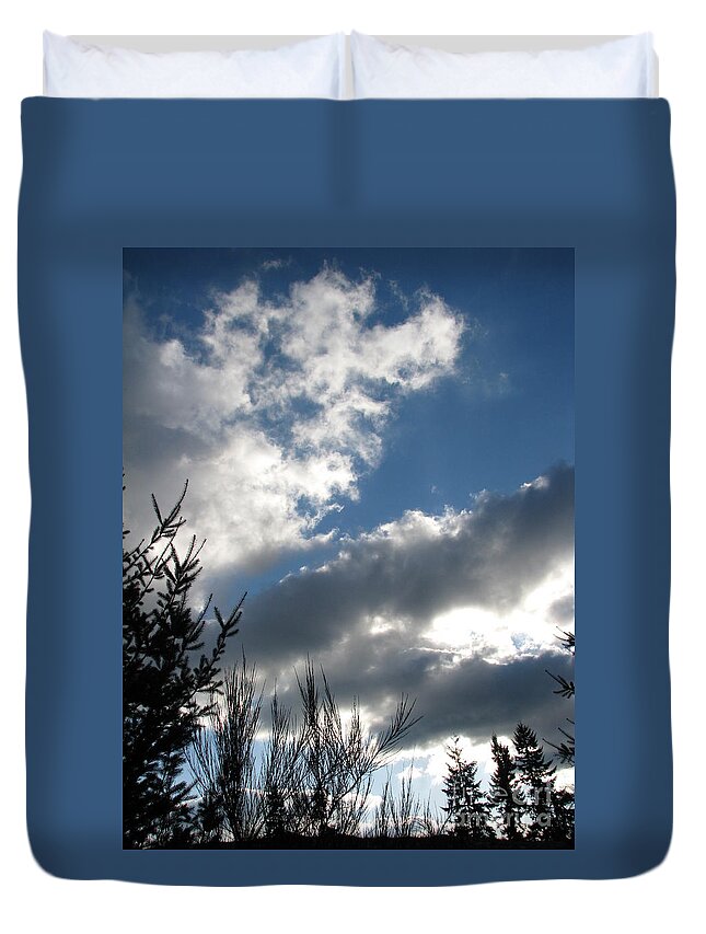 Sky Duvet Cover featuring the photograph A Forever Kind Of Day by Rory Siegel