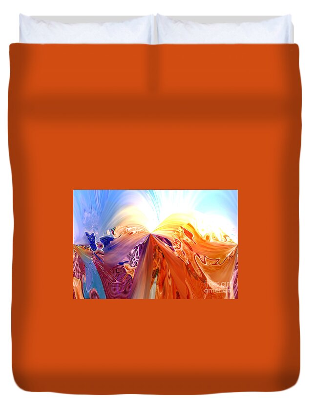 Hotel Art Duvet Cover featuring the digital art A Royal Priesthood by Margie Chapman