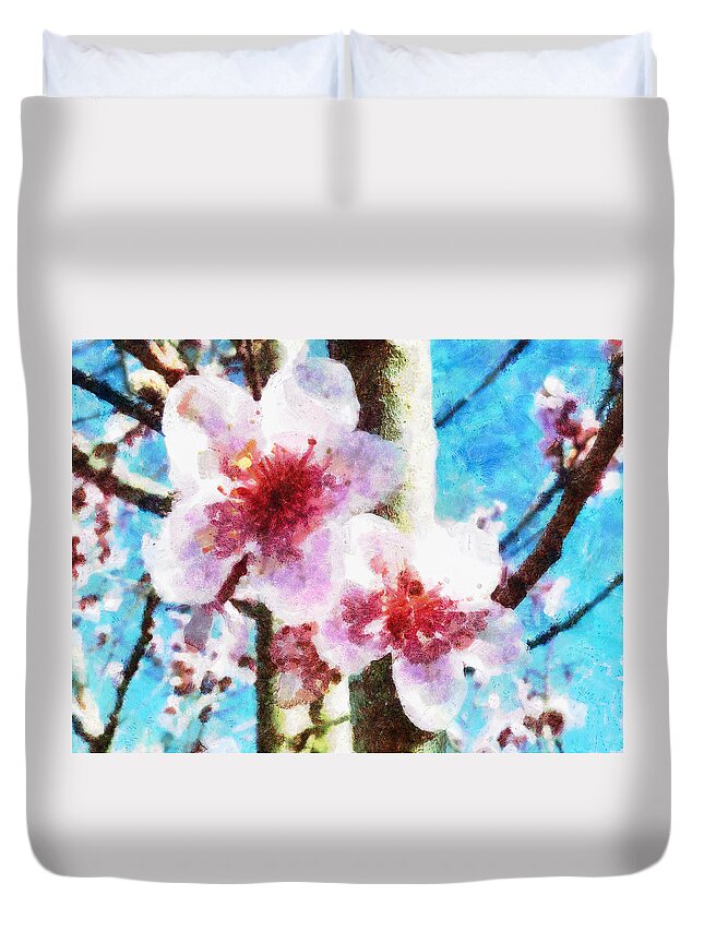 Spring Duvet Cover featuring the photograph A View of Spring by Steve Taylor