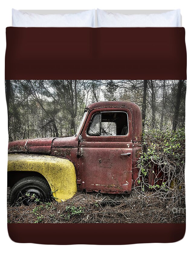 Ken Johnson Imagery Duvet Cover featuring the photograph Abandoned 2 by Ken Johnson
