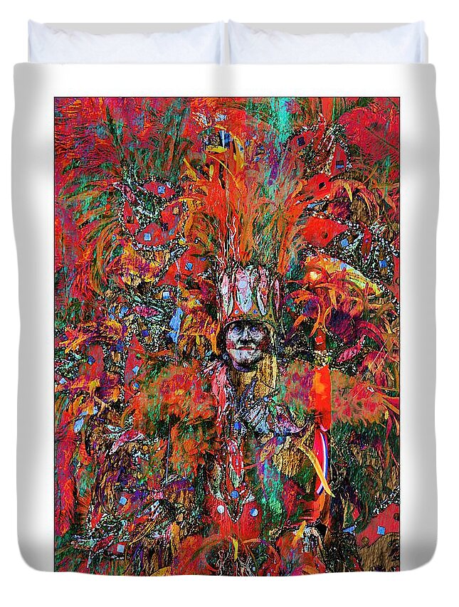 Mummer Duvet Cover featuring the photograph Abstracted Mummer by Alice Gipson