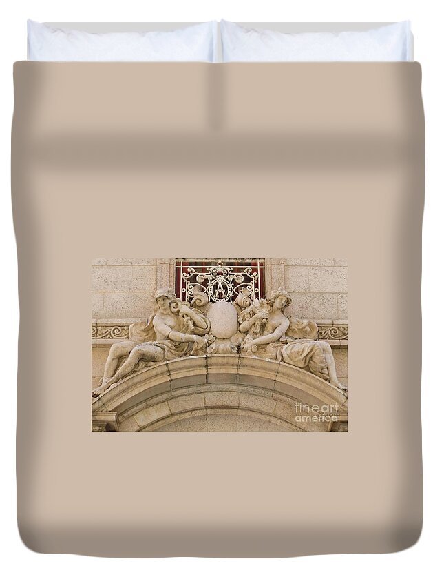 Architecture Duvet Cover featuring the photograph Adolphus Hotel - Dallas #5 by Robert ONeil