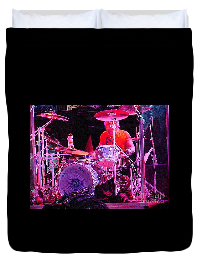Aerosmith Duvet Cover featuring the photograph Aerosmith-Joey-00035 by Gary Gingrich Galleries