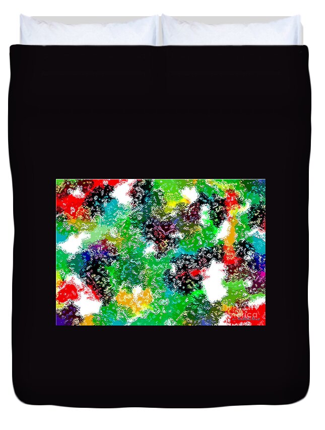 Abstract Duvet Cover featuring the digital art After the Party by Cristophers Dream Artistry