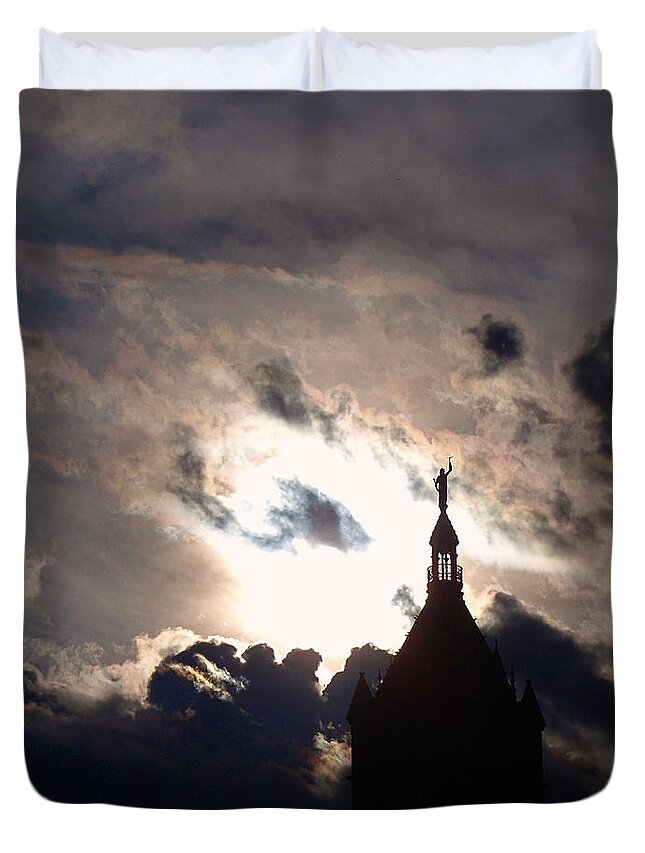 Utah Duvet Cover featuring the photograph After the Rain by Rona Black