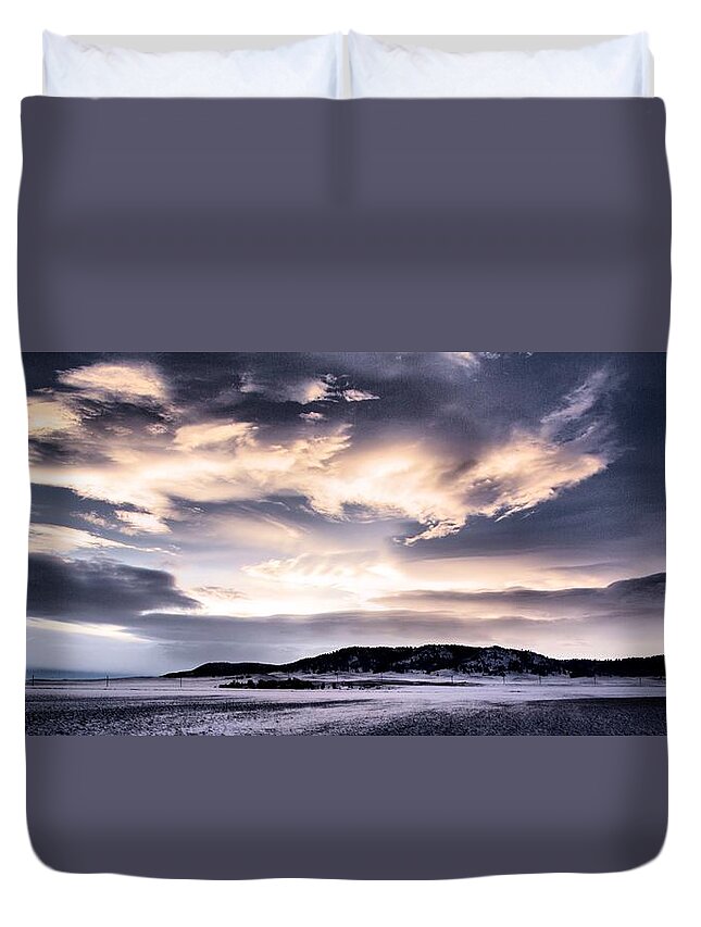 Landscape Duvet Cover featuring the photograph After The Storm by Donald J Gray